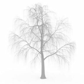 مدل درخت زمستانی سه بعدی