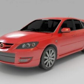 Modello 3D della Mazda 3 berlina