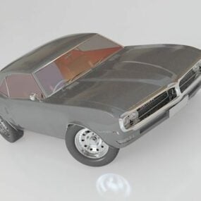 Τρισδιάστατο μοντέλο Pontiac Firebird Muscle Car