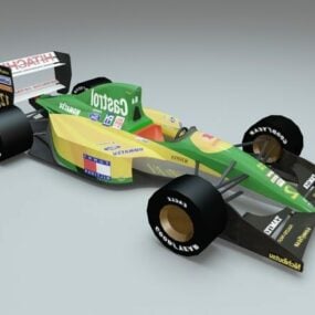 Lotus 107 Ford Tamiya 3D modeli