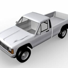 Modelo 3D de caminhonete Jeep