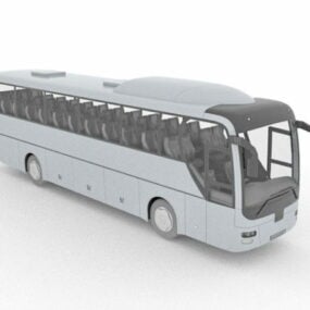 Guidet buss 3d-modell