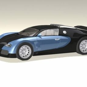 Model 3d Mobil Olahraga Super Bugatti Veyron