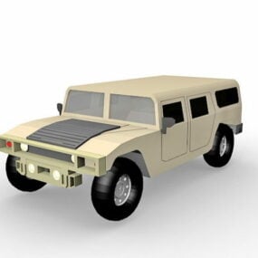 Hummer Humvee Truck 3d-modell