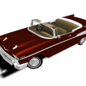 Mô hình 3d mui trần cổ điển Chevrolet