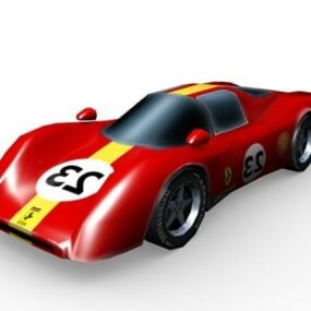 Ferrari 330 P4 Race Car 3d μοντέλο