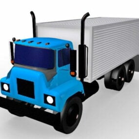 3d модель вантажівки-куба