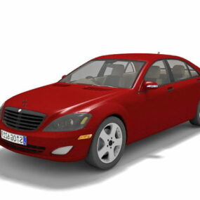 Mercedes S sınıfı Sedan 3D modeli