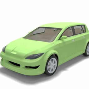 Model 3D samochodu klasy golfowej
