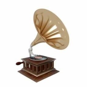 Victor V Phonograph 3d-modell