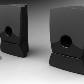 Hp-luidsprekers 3D-model