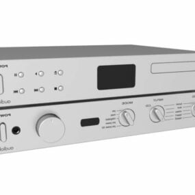 3д модель проигрывателя компакт-дисков и усилителя Audiolab