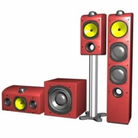 3.1 Sound System 3d-modell