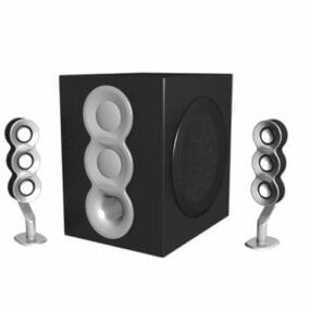 2.1 Computer Speakers 3d model