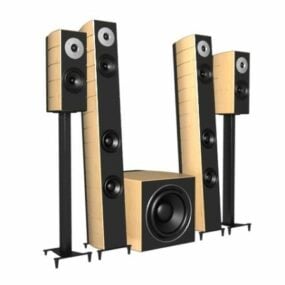 4.1 Speaker System 3d model