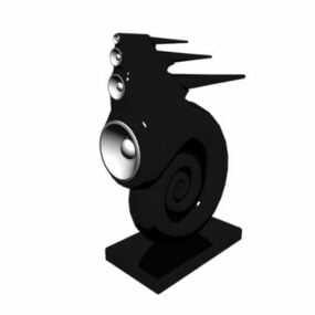 抽象喇叭扬声器3d模型