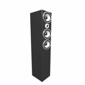 Floorstanding 4-way Speaker 3d model