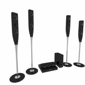 Tallboy 5.1 Home Theatre System 3d model