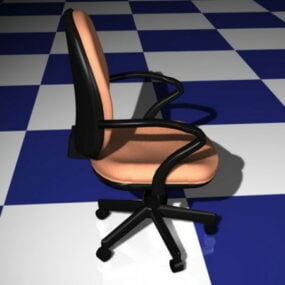 เก้าอี้ทำงานสำนักงานแบบ 3 มิติ