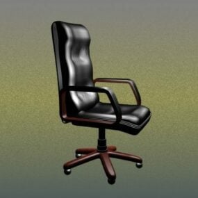 行政皮椅3d模型