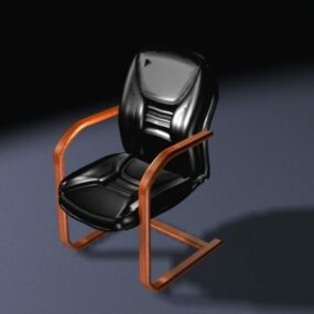 Cadeira cantilever de escritório executivo modelo 3d