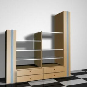 Display Shelves For Home 3d model