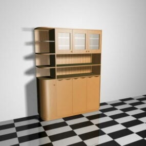 Living Room Storage Cabinet 3d model