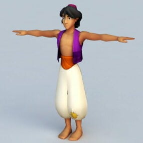 Mô hình 3d Disney Aladdin