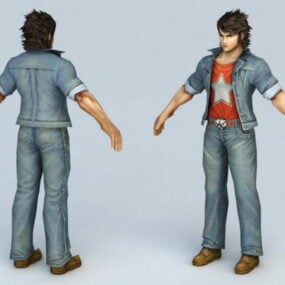 Street Fighter Guy 3d-model