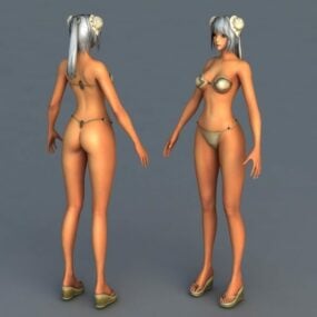 Wirtualne modele bikini Model 3D