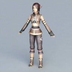 Young Mage Apprentice 3d-modell