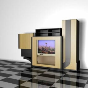 Ingebouwde tv-kasten 3D-model