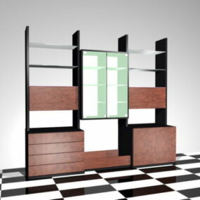 Office Wall Units 3d-modell