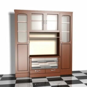 Office Wall Storage Cabinet 3d model