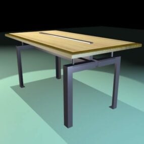Industrial Dining Table 3d model