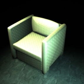Modern Cube Chair 3d model