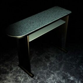 Small Bar Counter For Home 3d model