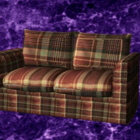3d модель м'якого лежачого дивана