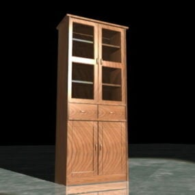 高书柜3d模型