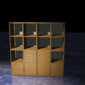 Office Storage Wall Units 3d model