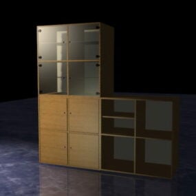Office Wall Filing Cabinet 3d model