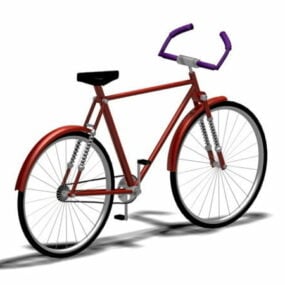 混合动力自行车3d模型