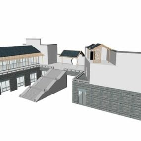 Chinese Style Building 3d model