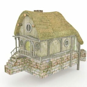 Hobbit Village Mill 3d-model