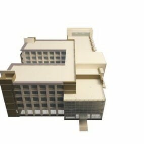 3д модель здания штаб-квартиры корпорации