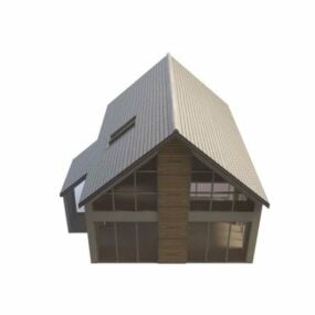 3д модель здания солярия