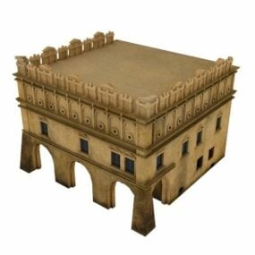 3d модель стародавньої архітектури Близького Сходу