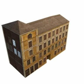 3D model starého amerického bytu
