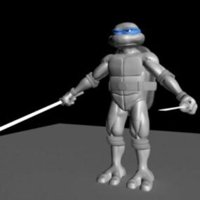 Ninja Turtles Rig 3d model