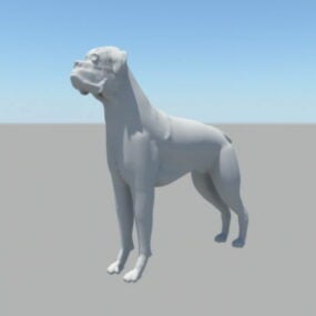 Grumpy Dog 3d-modell